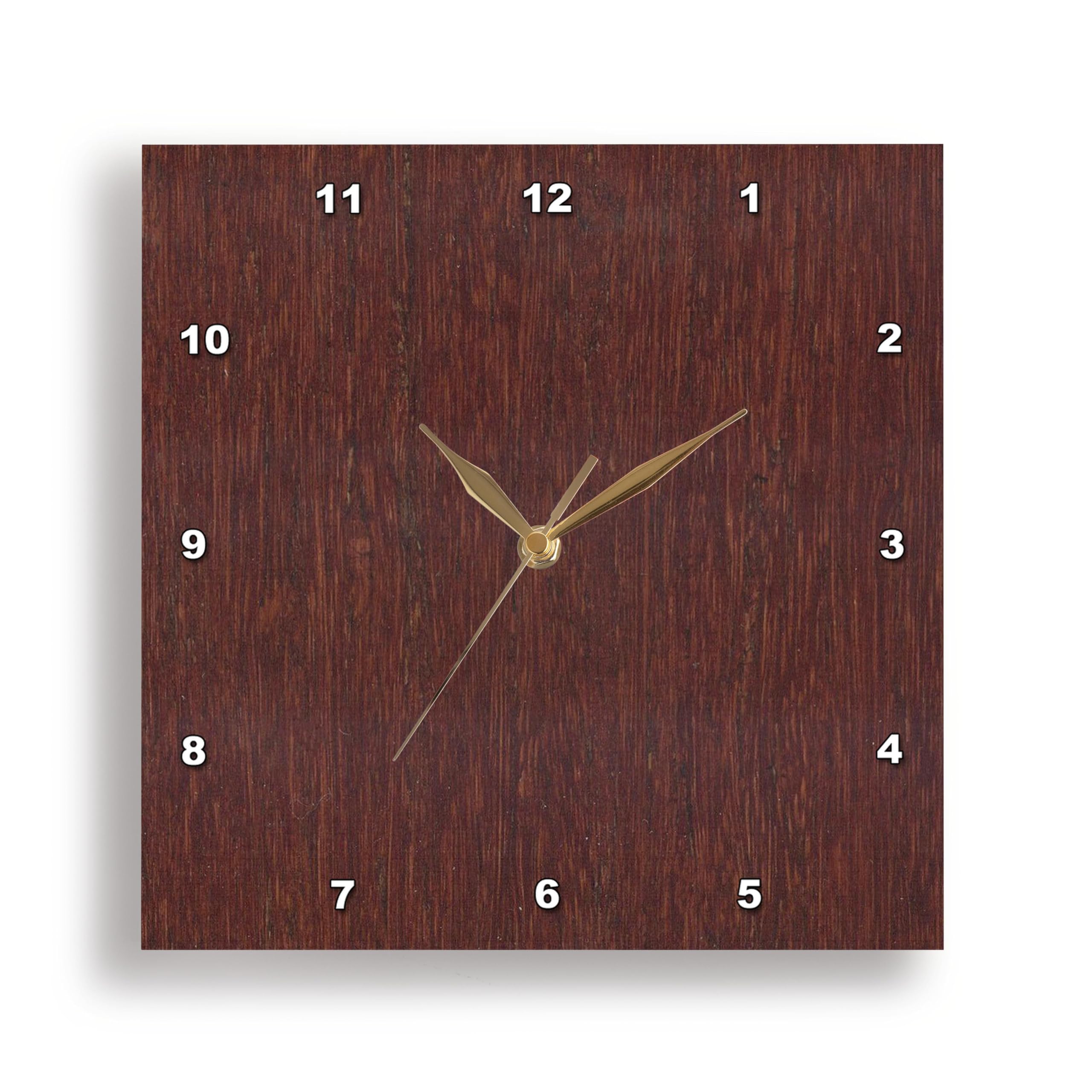 Amazon.com: 3dRose DPP_41590_2 Bamboo Cherry Wood Wall Clock, 13